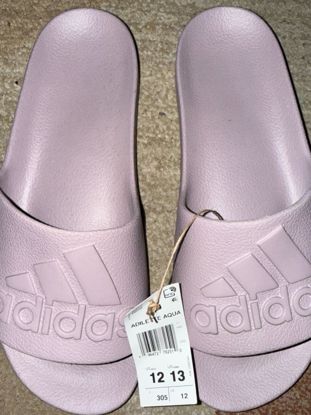 Adidas Adilette Aqua Women's Pink Slide Sandals